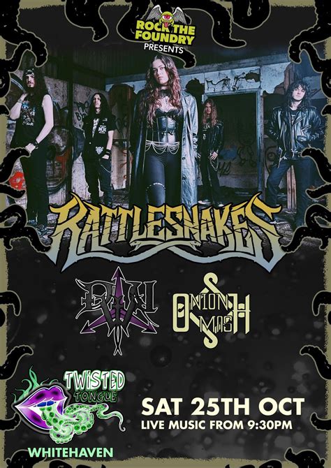RattleSnakesband @deathwarmedup Onion Mash Live at The Twisted Tongue ...