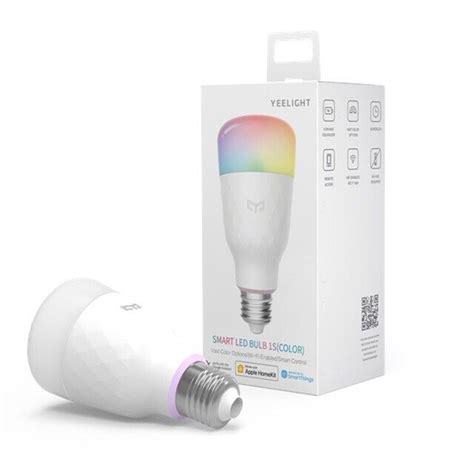 Buy Yeelight Smart LED Bulb 1S RGB Colorful E27 WIFI APP Remote Control ...