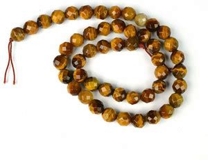 REIKI CRYSTAL PRODUCTS Tiger Eye Crystal Stone 8 mm Diamond Cut Beads ...