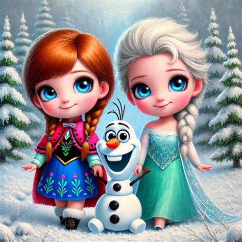 Elsa and Anna | Imagenes de princesas bebes, Imagenes de princesitas ...