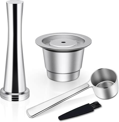 Amazon.com: Lianlai Stainless Steel Reusable Coffee Pods, Refillable ...