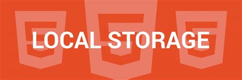 Local Storage HTML5 的图像结果