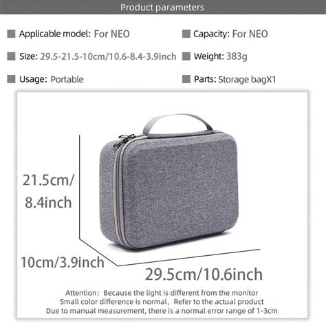 porseejie Bag For For DJI NEO RC N3 Portable Hard Shell Waterproof Case ...