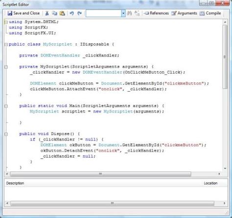 Image result for Script Editor Using C
