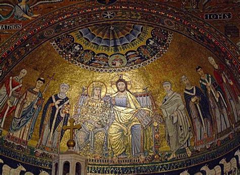 Italien Rom Sehenswürdigkeiten: Basilica Santa Maria Trastevere ...