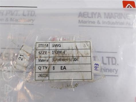 Wj 1500#4" Asme B16.20 Metallic Gasket For Pipe Flange 304/304/Fg/304 ...