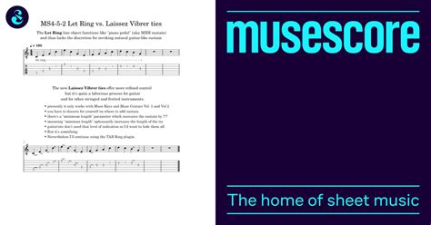 Image result for MuseScore Let Ring