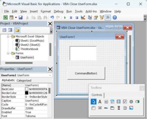 Image result for Close Form Using VBA Code