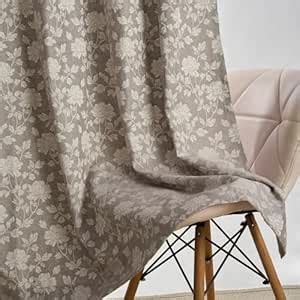 Buy haus & kinder Cotton Polyester Floral Light-Filtering Curtains for ...