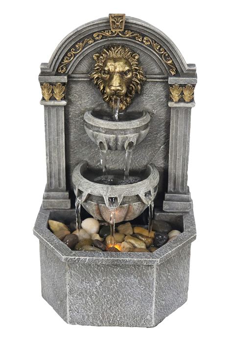 Buy Warm Garden Lion's Head Fountain Relaxation Fountain for Interior ...