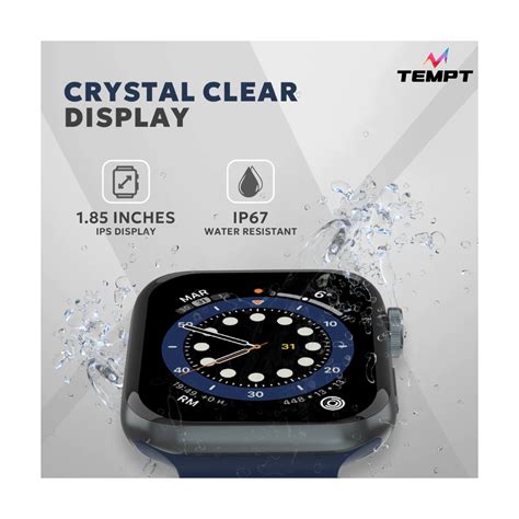 TEMPT Verge X Smart Watch, Bluetooth Calling, Always On Display, Wirel