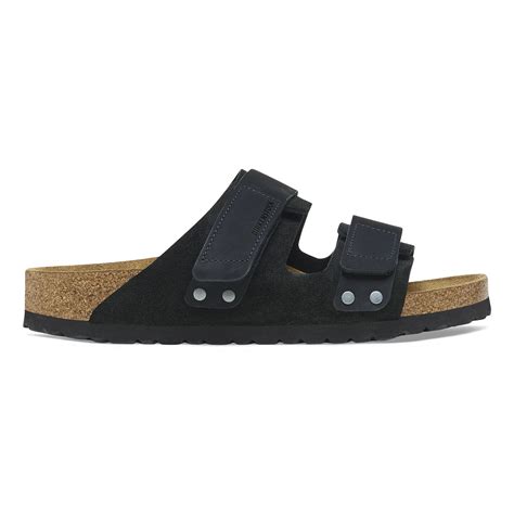 Uji Nubuck-Suede Leather Black | BIRKENSTOCK
