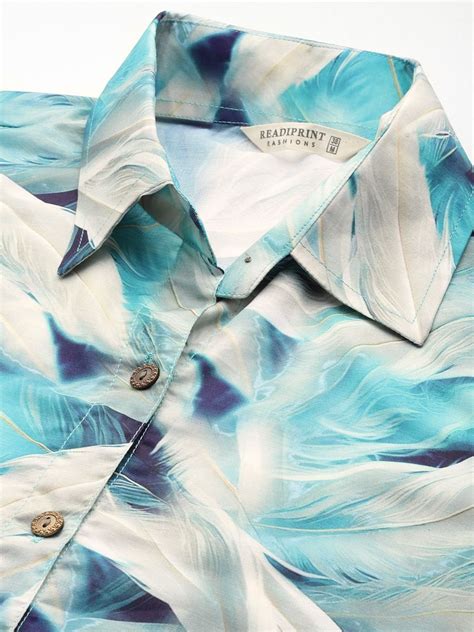 Shirt Style Cotton Fabric Blue Color Co-Ord Set – Trendphoria