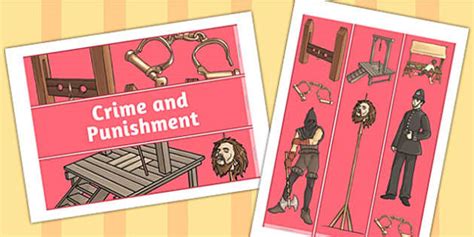 Crime and Punishment Display Borders (teacher made) - Twinkl