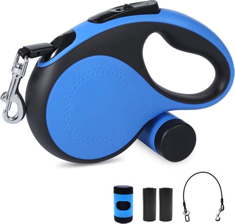 Amazon.com : 26Ft Retractable Dog Leash with Chew Proof Cable,Heavy ...