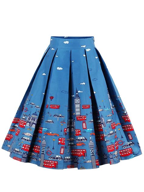 Box Pleat Skirt
