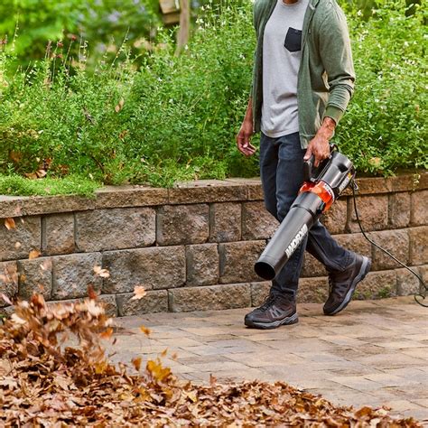 WORX TURBINE 800-CFM 135-MPH Corded Electric Handheld Leaf Blower WG521 ...