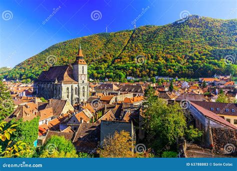 Brasov, Transylvania. Romania Stock Image - Image of building, downtown ...