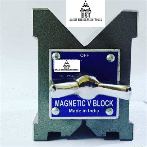 High Power Magnetic V Block (4" )100 * 95 * 75mm Hardened And Ground 1 ...