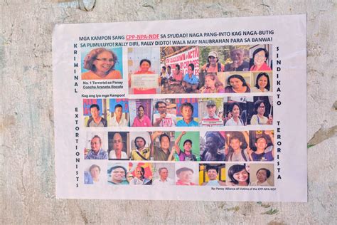 Red-tagging of activists condemned