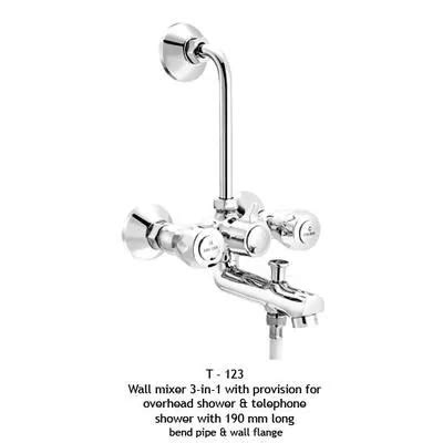 ESS ESS Trend Wall Mixer 3 In 1 With Provsion For Overhead Shower ...