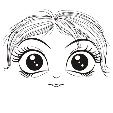 Eyeball Coloring Page