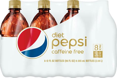 Amazon.com : Diet Pepsi, Caffeine Free, 16.9 ounce Bottles, 6 Count ...
