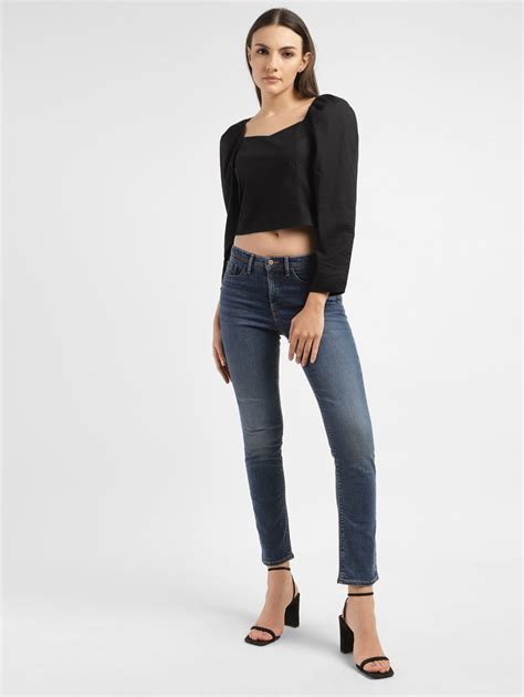 Women's Solid Sweet Heart Neck Top – Levis India Store