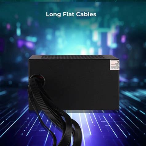 ZEBRONICS VS550Z RGB 550 Watts Gaming PSU with 4 SATA Cables ...