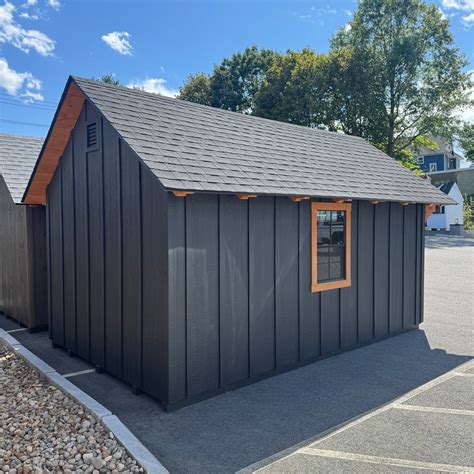 Timber Peak Shed - 10' x 16' LP Board & Batten - New England Outdoor