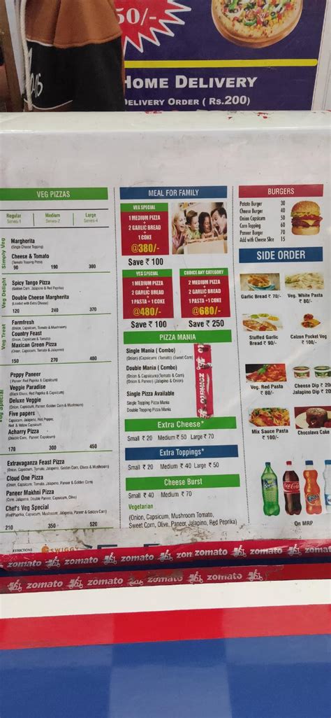 Menu at The Royal Pizza King, Ghaziabad