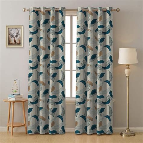 Buy SPACES DRAPE STORY Premium Printed Blackout Semi Sheer Curtain With ...