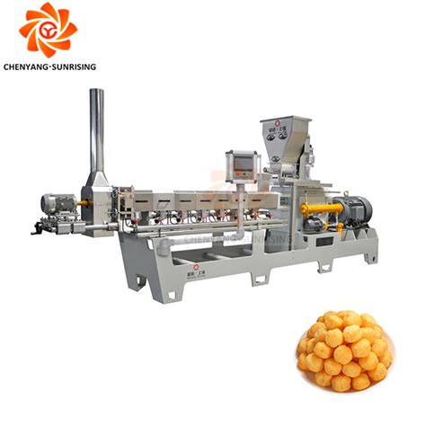 Puff Snacks Machine/ Automatic Manufacturer Corn Curls Snacks Making ...