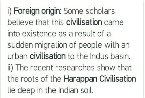 foreign origin of the Harappan civilisation - Brainly.in