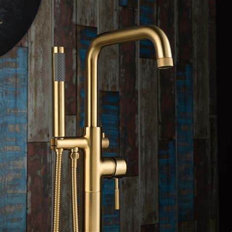 ᐅ【WOODBRIDGE F0073BGRD Contemporary Single Handle Floor Mount ...