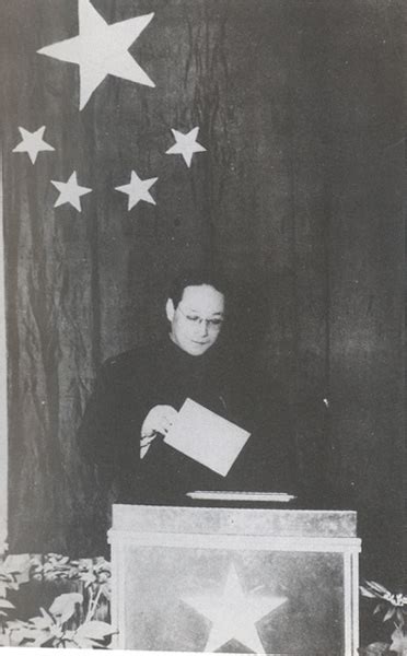 在上海市各界人民代表会议上（1953）_潘汉年_相册