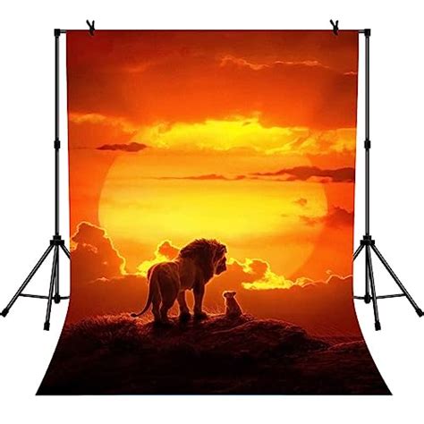Buy LYLYCTY 5x7ft Cartoon Backdrop of Lion King Fans Photography ...