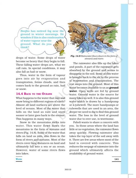 Class 6 Science Water Chapter PDF 的图像结果