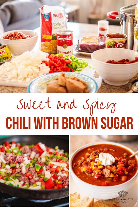 Sweet and Spicy Chili Recipe with Brown Sugar | Spicy chili recipe ...