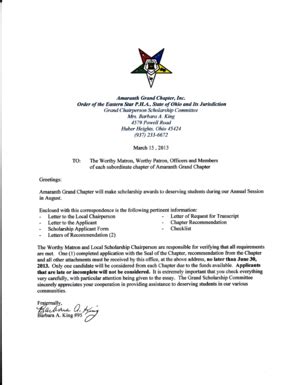 Fillable Online phaohio Order of the Eastern Star P - phaohio Fax Email ...