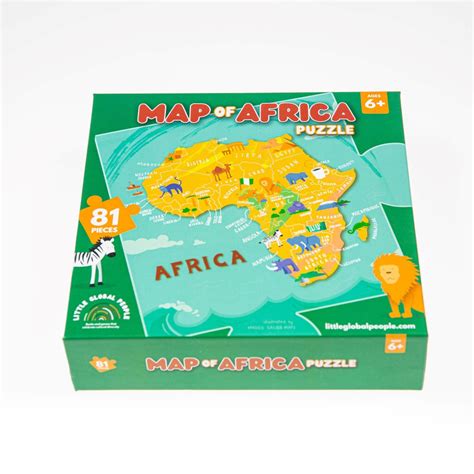 Map of Africa Puzzle – Little Global People