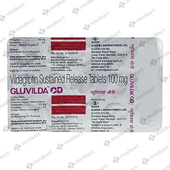 GLUVILDA OD 100MG TABLET 15'S Price, Uses, Side Effects & Substitutes ...