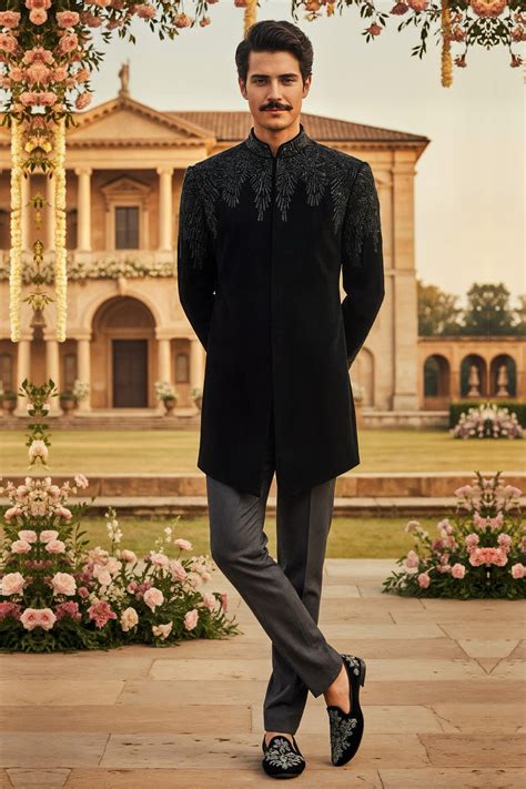Obsidian Majesty Indo-Western – Study by Janak