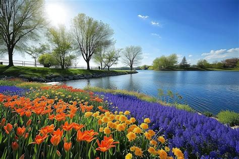 Image result for Spring Flower Garden