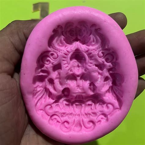 SILICON STUD PAD used for making terracotta ear studs and terracotta ...