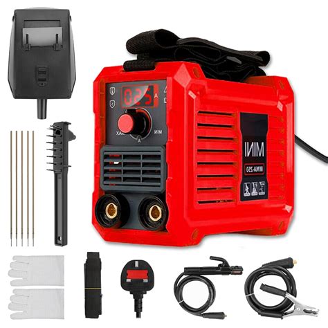 Portable Small Welder Machine, Mini ARC Welder with Digital LED Display, 220V MMA Welding ...