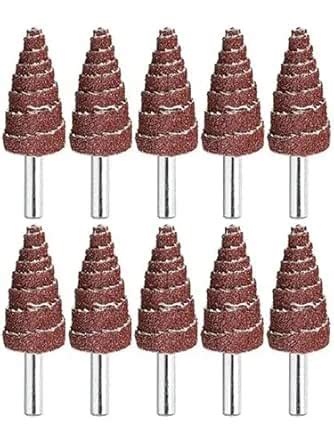 RABBIT® Cone Shape Abrasive Sandpaper Shank Mounted Flap Wheels 20mm x ...