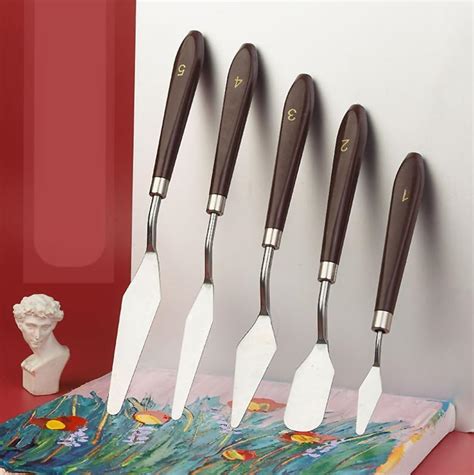 Kuber Industries Set of 5 Painting Knives For Oil Painting,Acrylic Pai ...