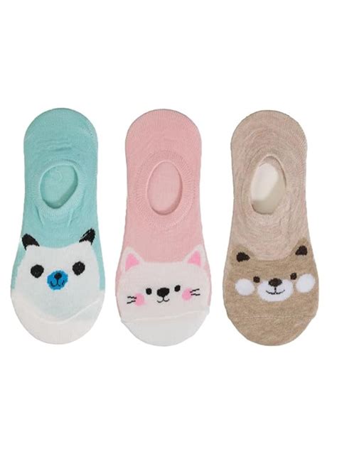 Yellow Bee Animal Theme Low Cut Invisible Socks for Girls – Yellow Bee ...