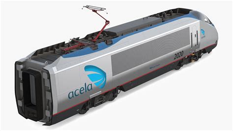 3D Amtrak Acela Express Locomotive | 3D Molier International